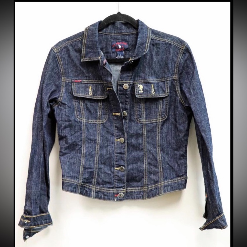 Rare‎ Vintage U.S. POLO ASSN Denim Jean Jacket size M